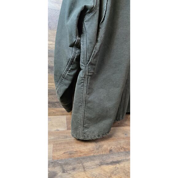 Vintage Carhartt C58 MOS Blanket-Lined Duck Chore Jacket Size XL Green - Picture 13 of 16